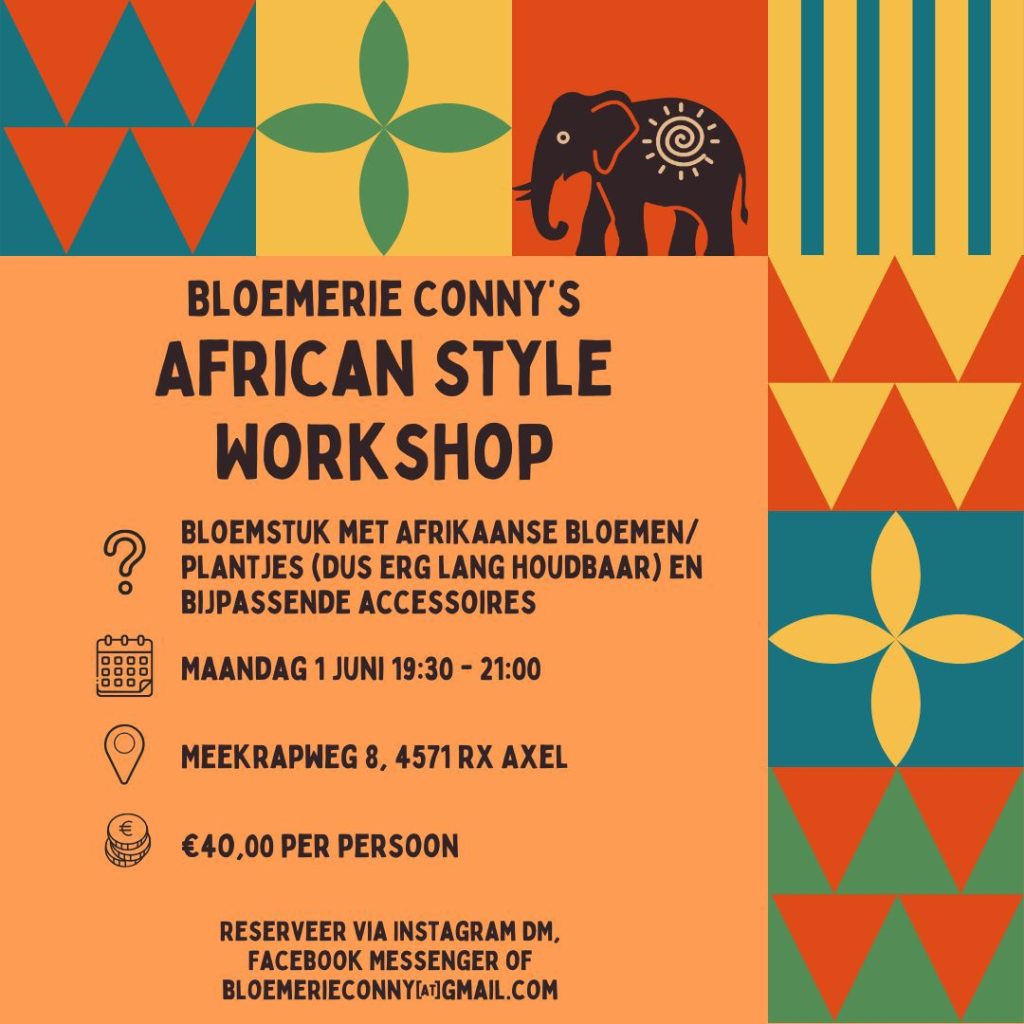 african style workshop bloemschikken
