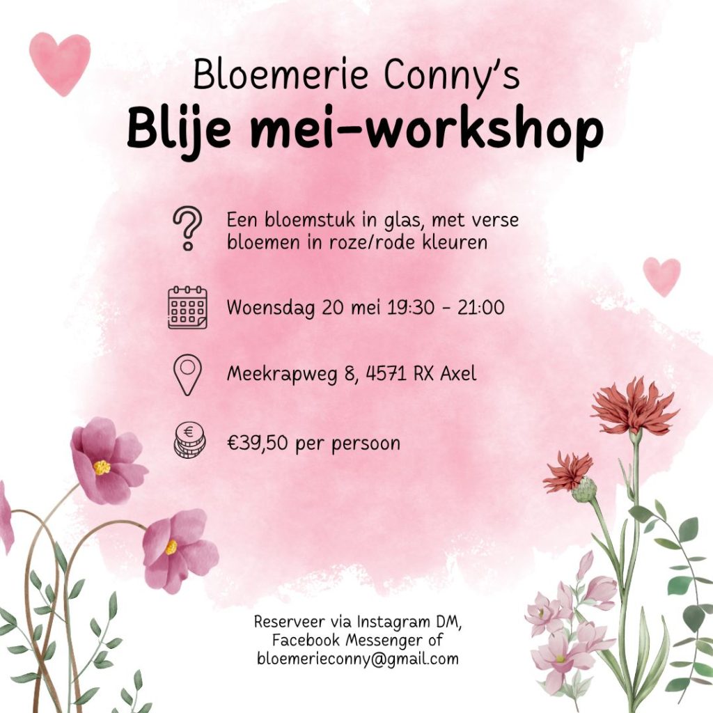 mei workshop bloemschikken