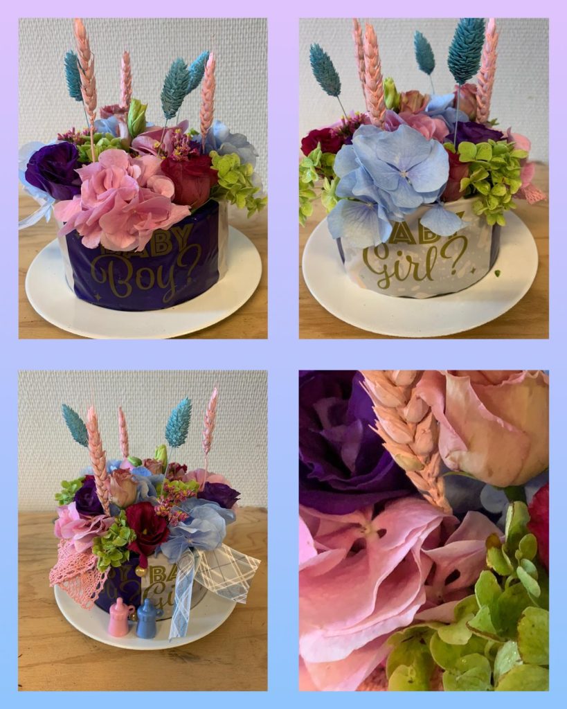 babyshower workshop bloemschikken in zeeland