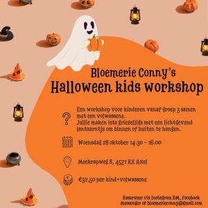 halloween kids workshop bloemschikken